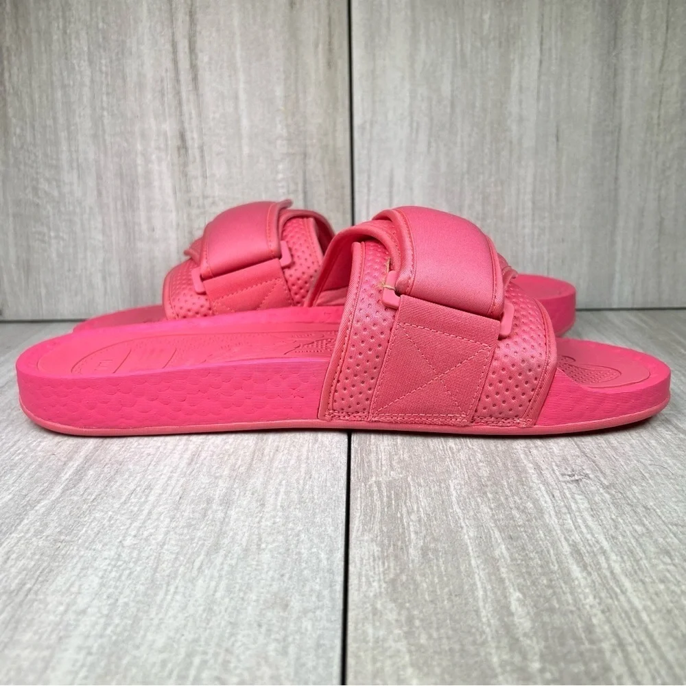 Adidas Pharrell Williams Chancletas HU Pink Sandals Shoe FV7289 Men’s Size 12